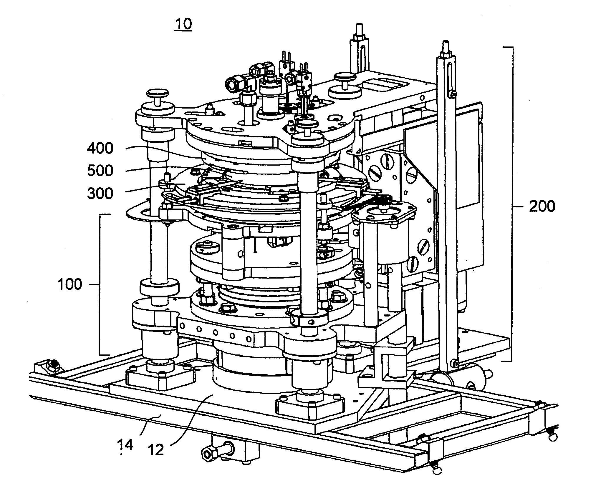 High temperature anodic bonding apparatus