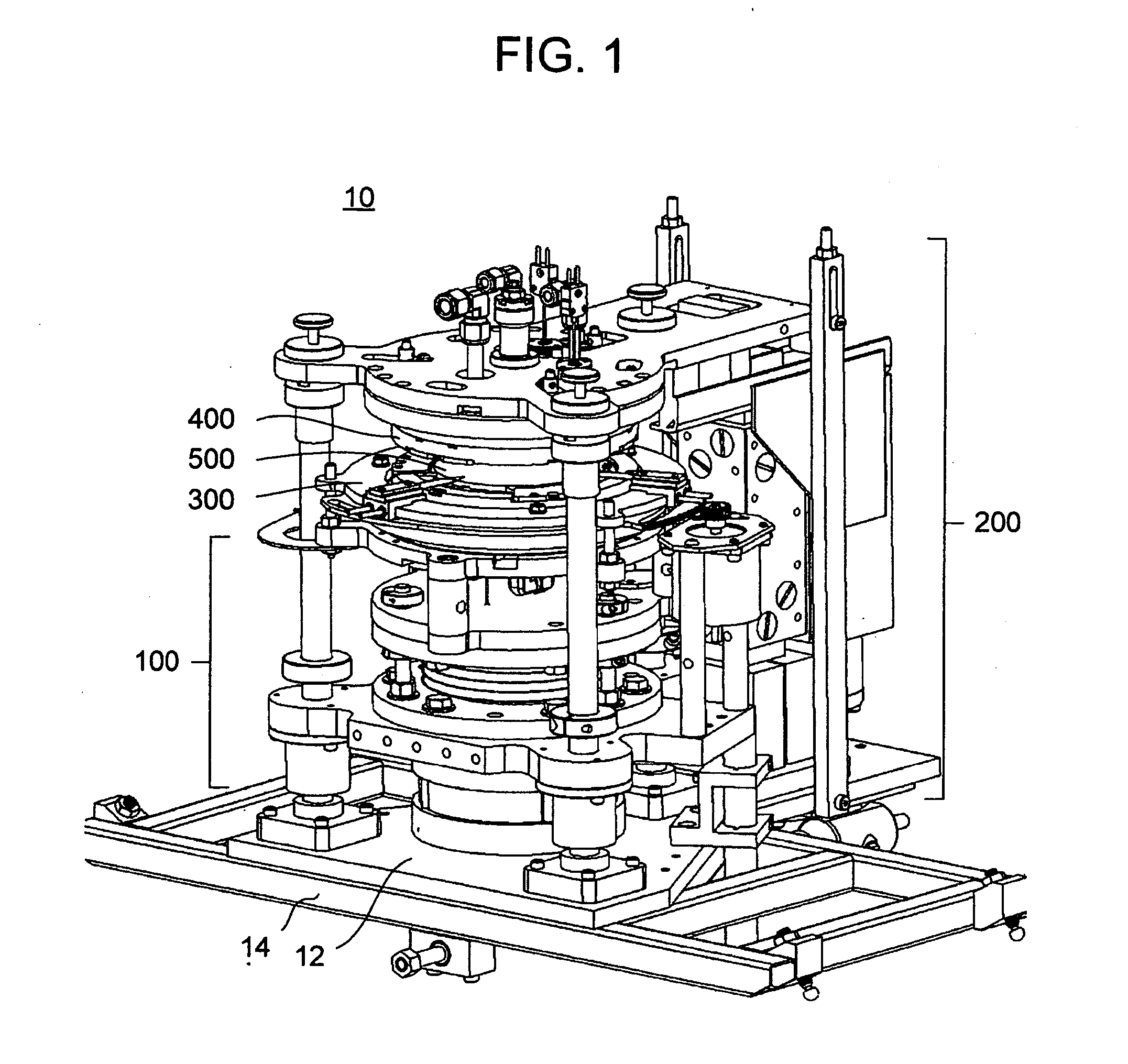 High temperature anodic bonding apparatus