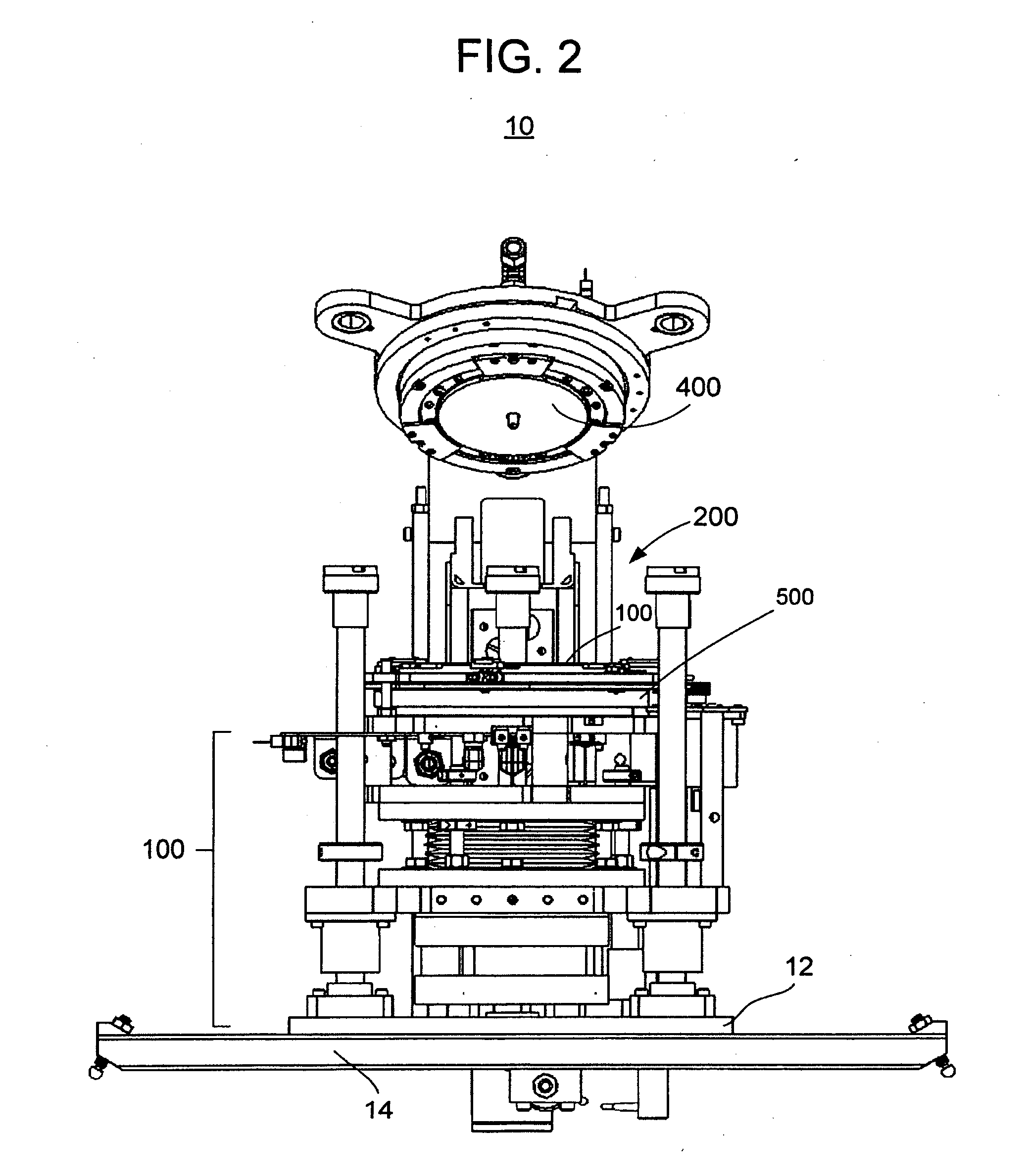 High temperature anodic bonding apparatus