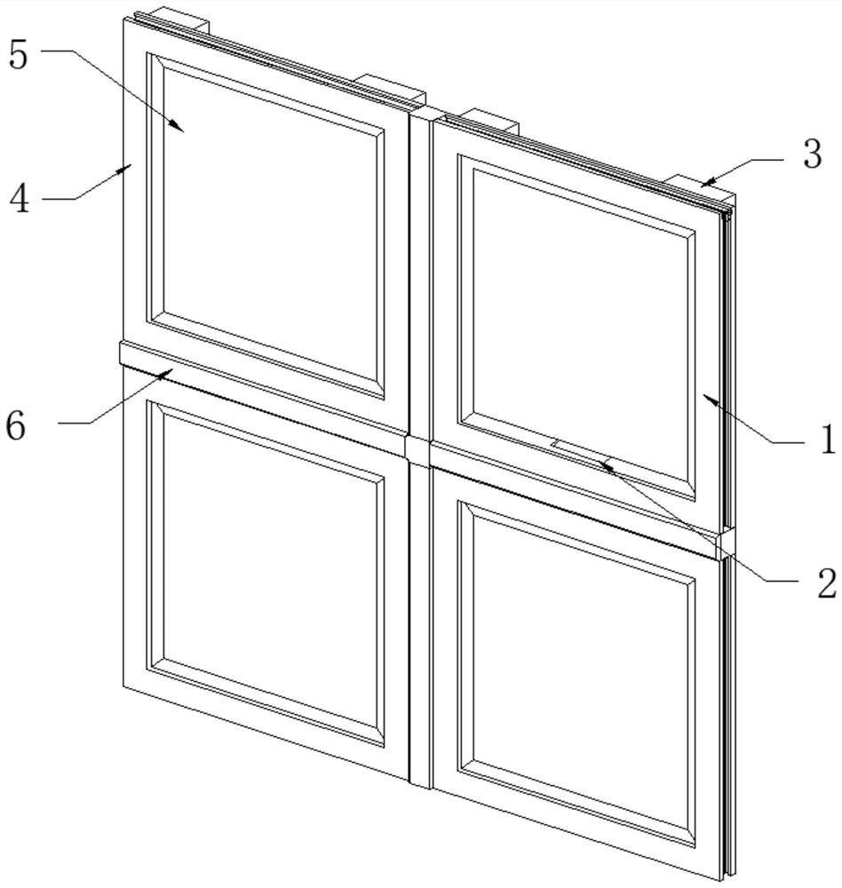 An integrated system for building energy-saving thermal insulation, decoration and thermal insulation