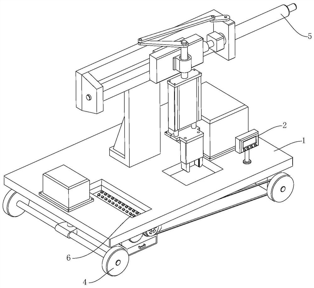 A construction site residual brick picking and thinning device and using method