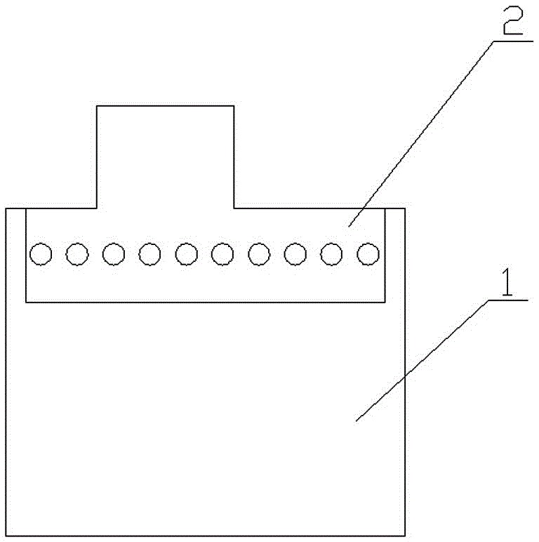 Electric-conducting carbon felt and lead tab connection method