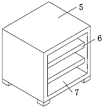 Electronically controlled confidential storage cabinet with adjustable internal space