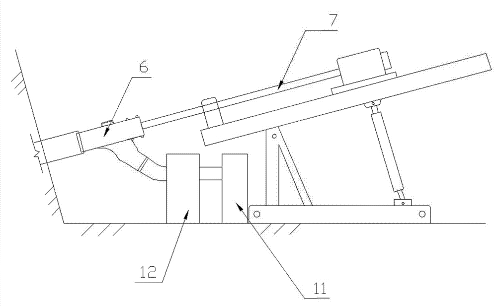 Pneumatic drill pore-forming and drilling dedusting equipment