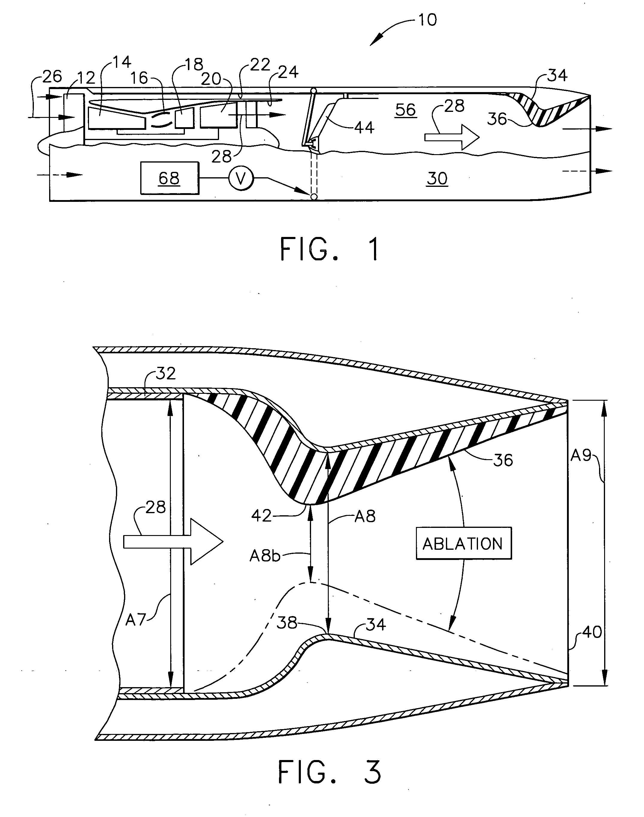 Ablative afterburner