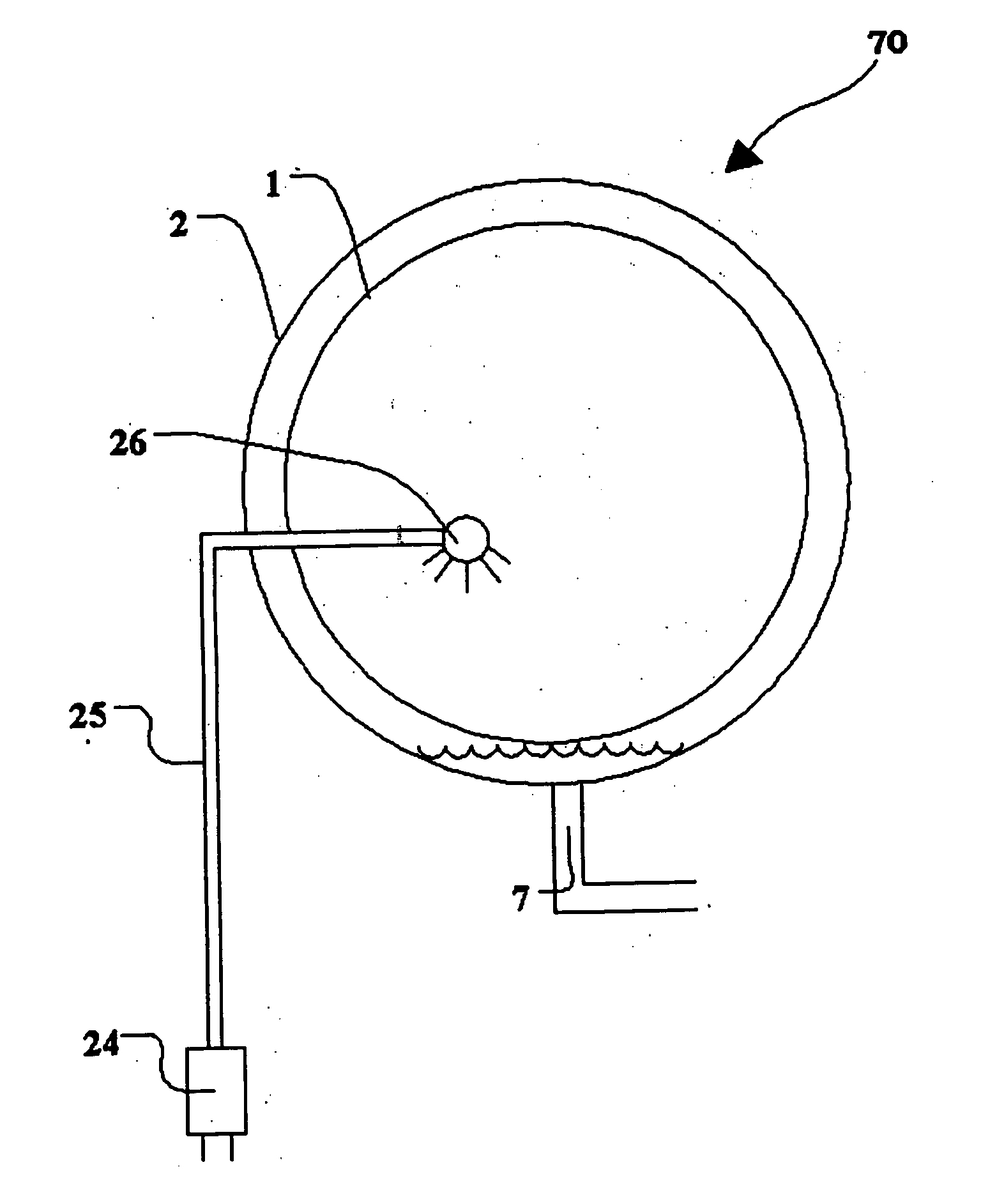 Fabric article treating system