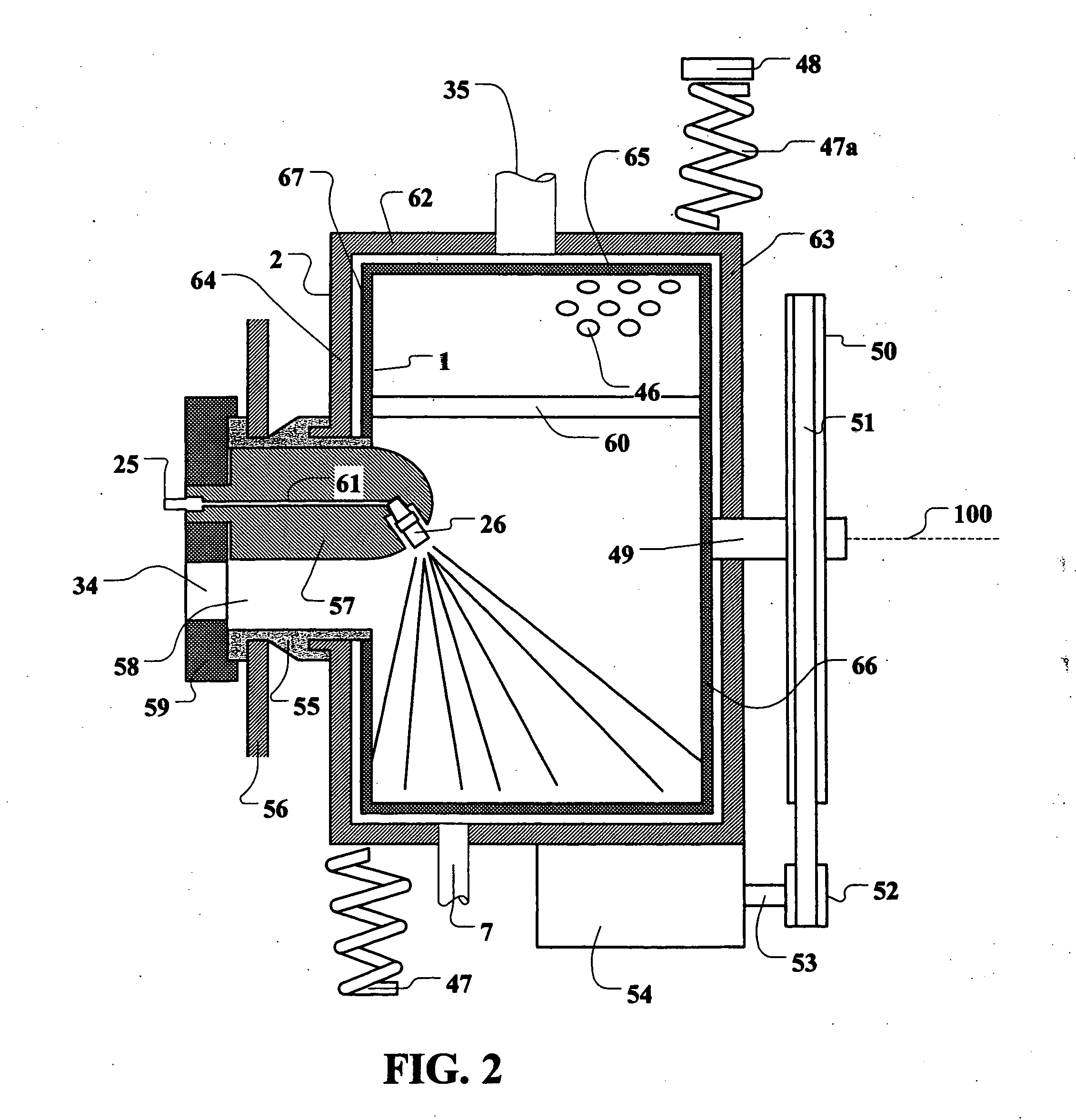 Fabric article treating system