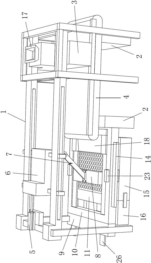 Automated production line used for mechanical part screening