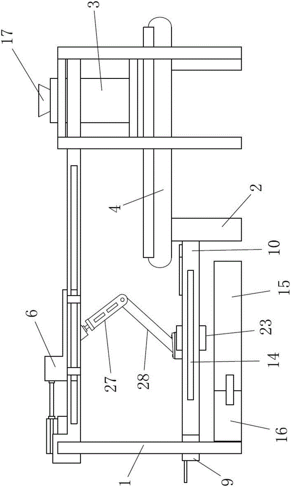 Automated production line used for mechanical part screening