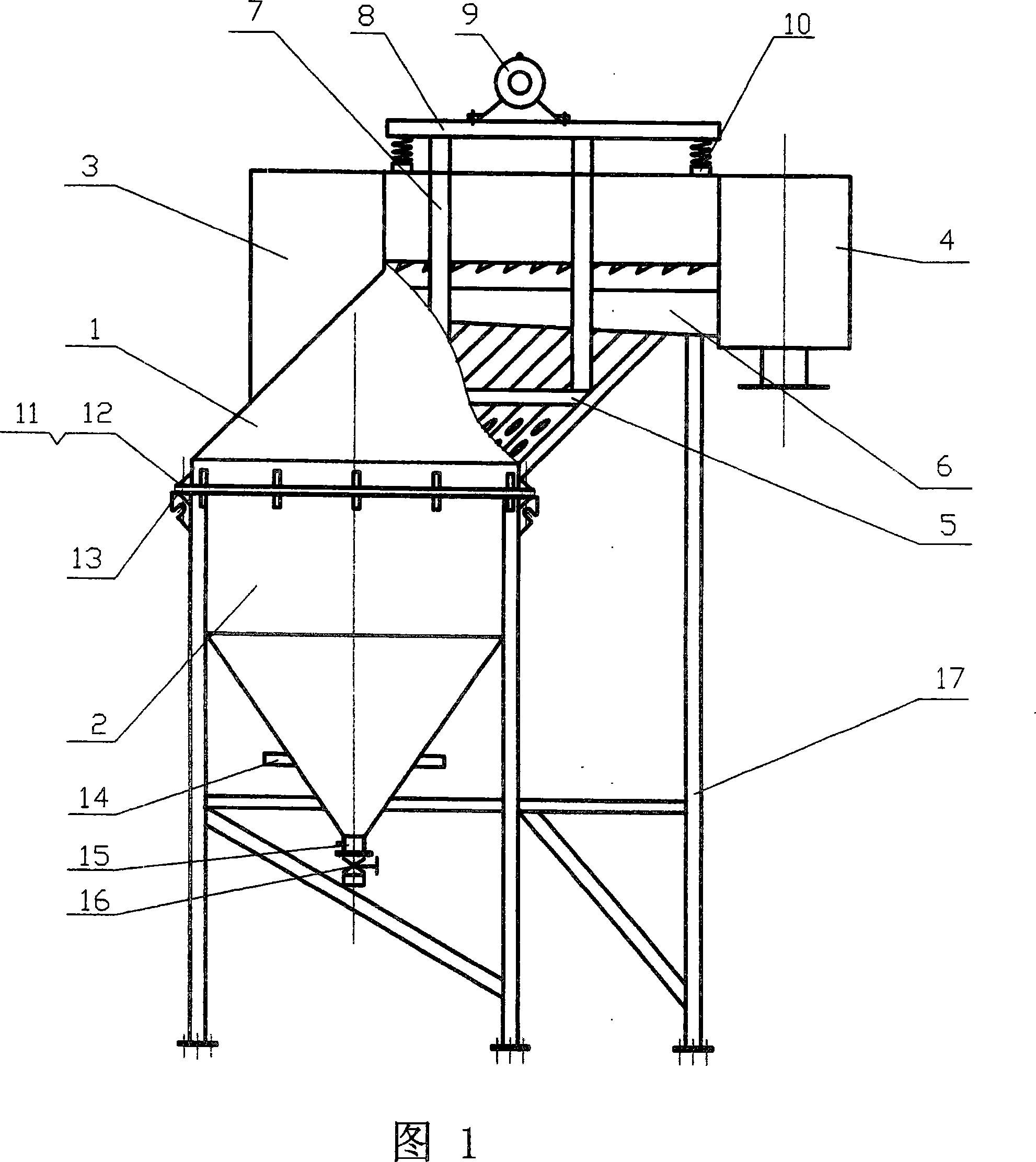 High-frequency vibrating multi-channel integration sloping plate grading thickening equipment