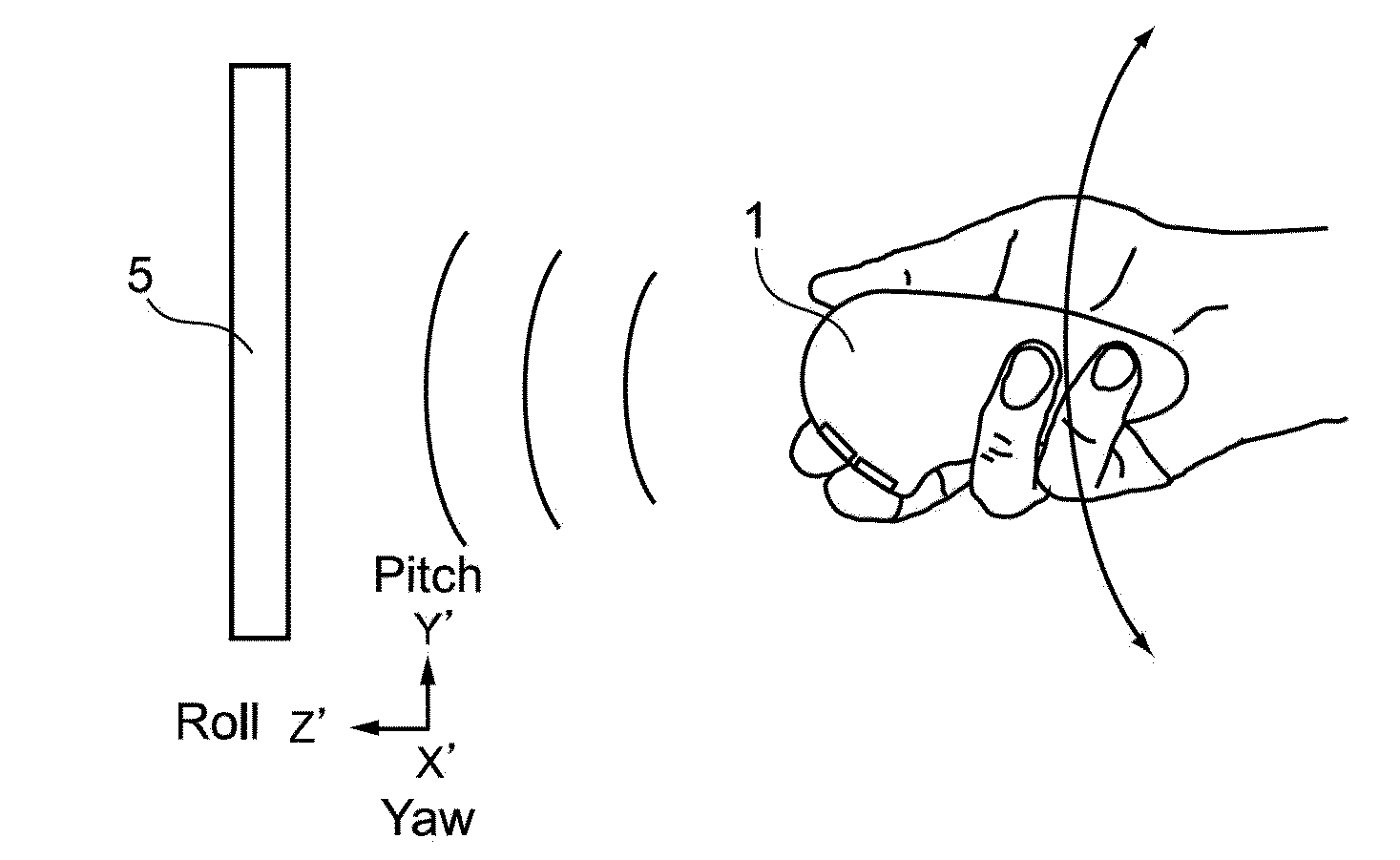 Input apparatus, control apparatus, and control method for input apparatus