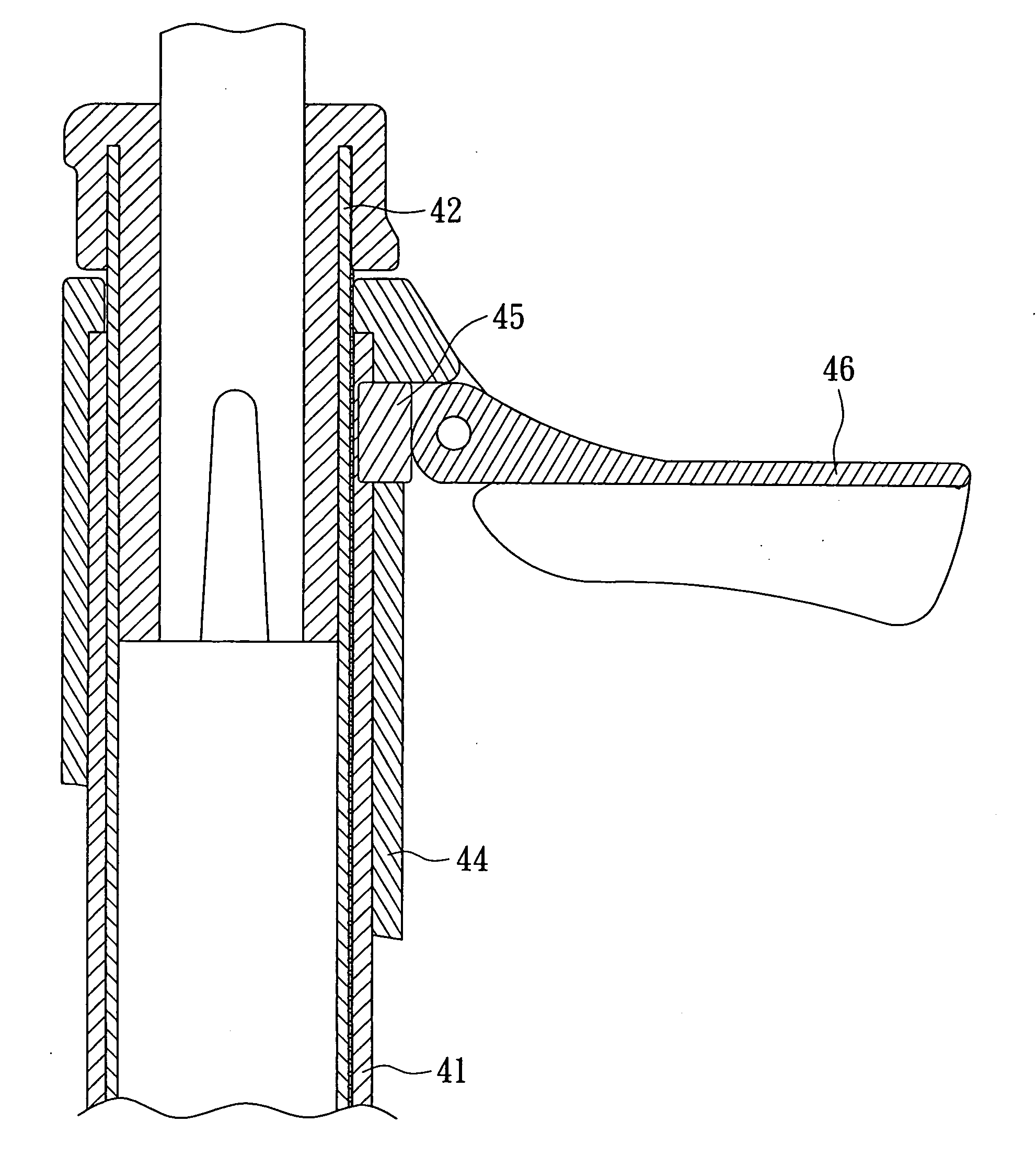 Adjustment structure of garden shears