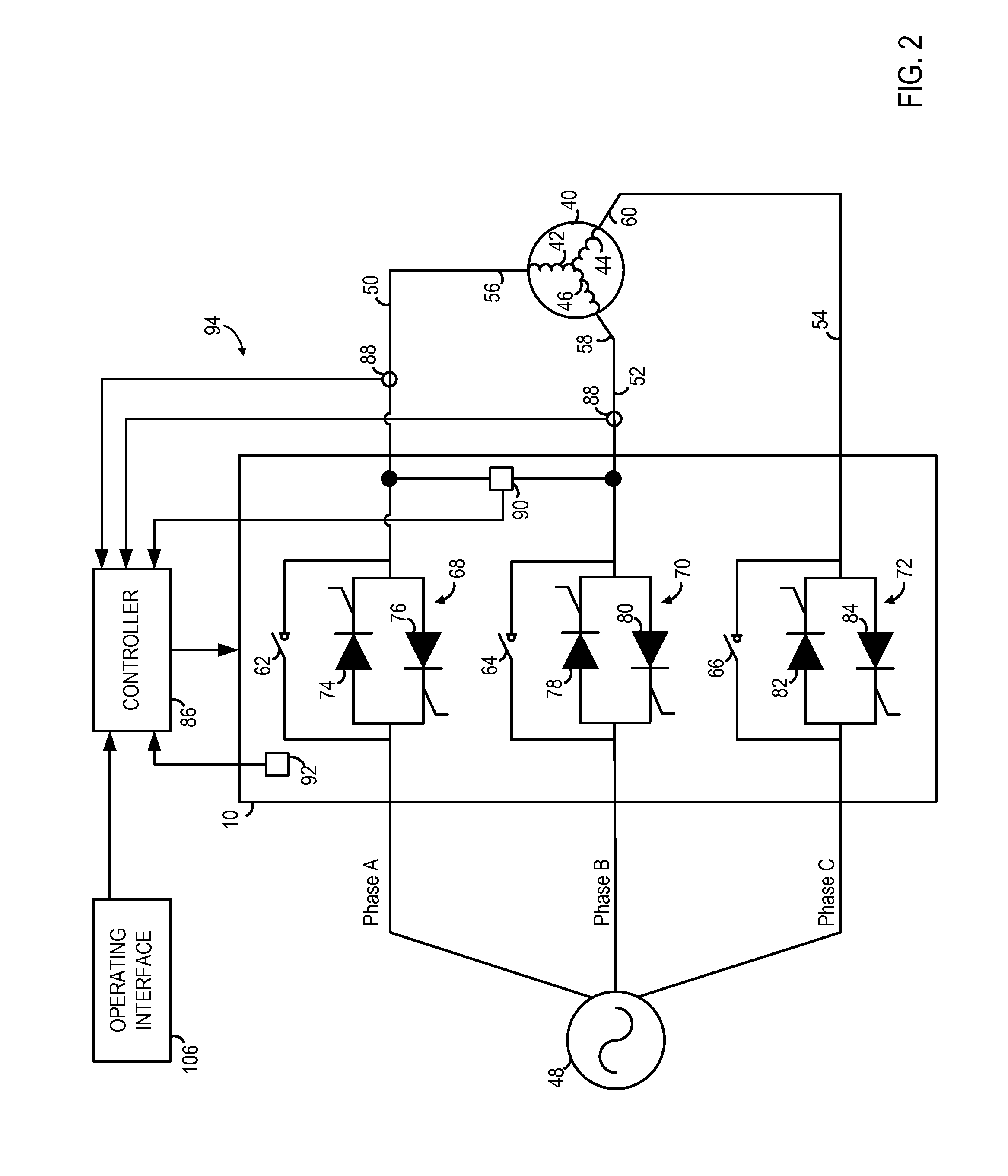 Soft starter system and method of operating same