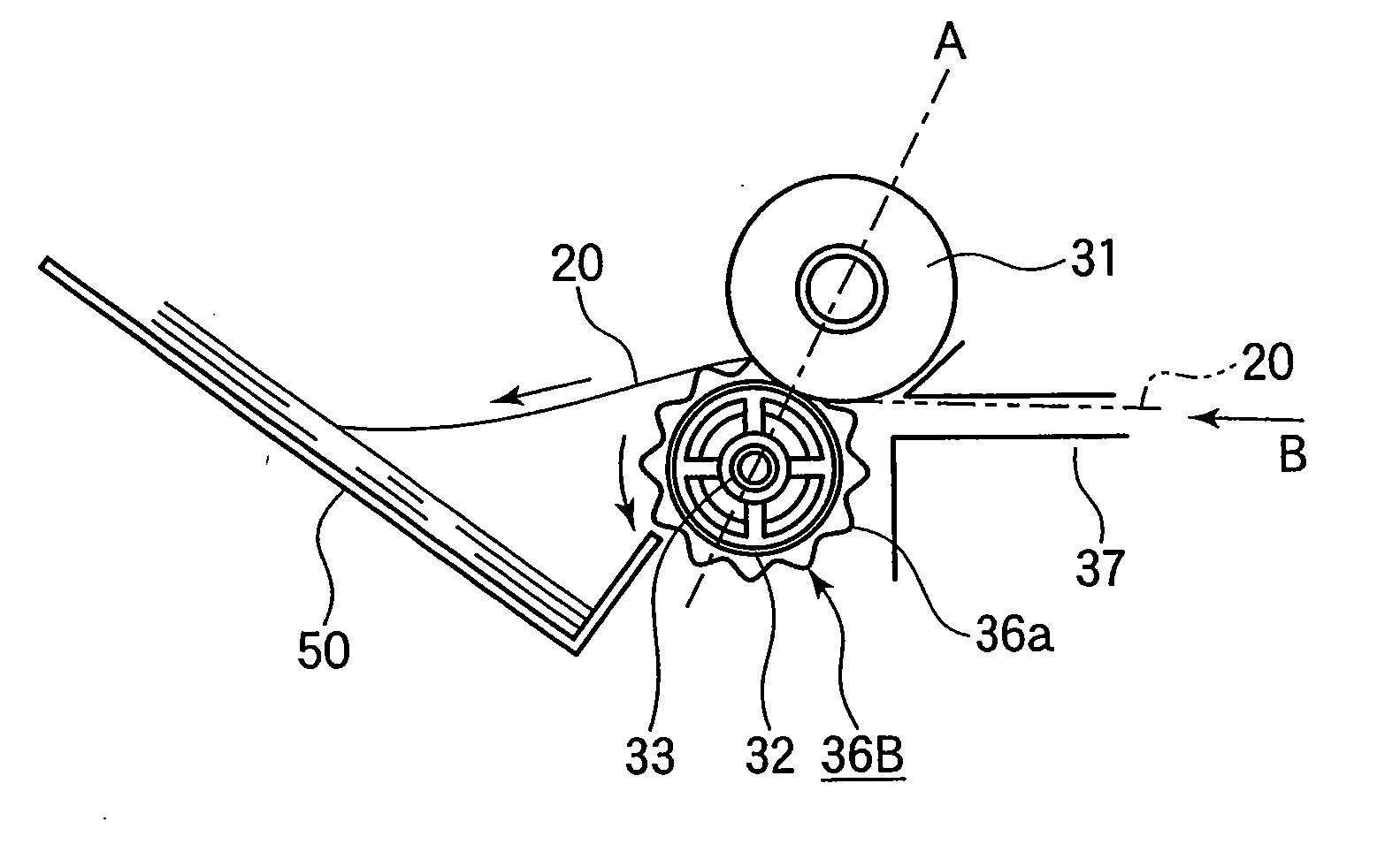 Medium discharging mechanism and image forming apparatus that employs the medium discharging mechanism