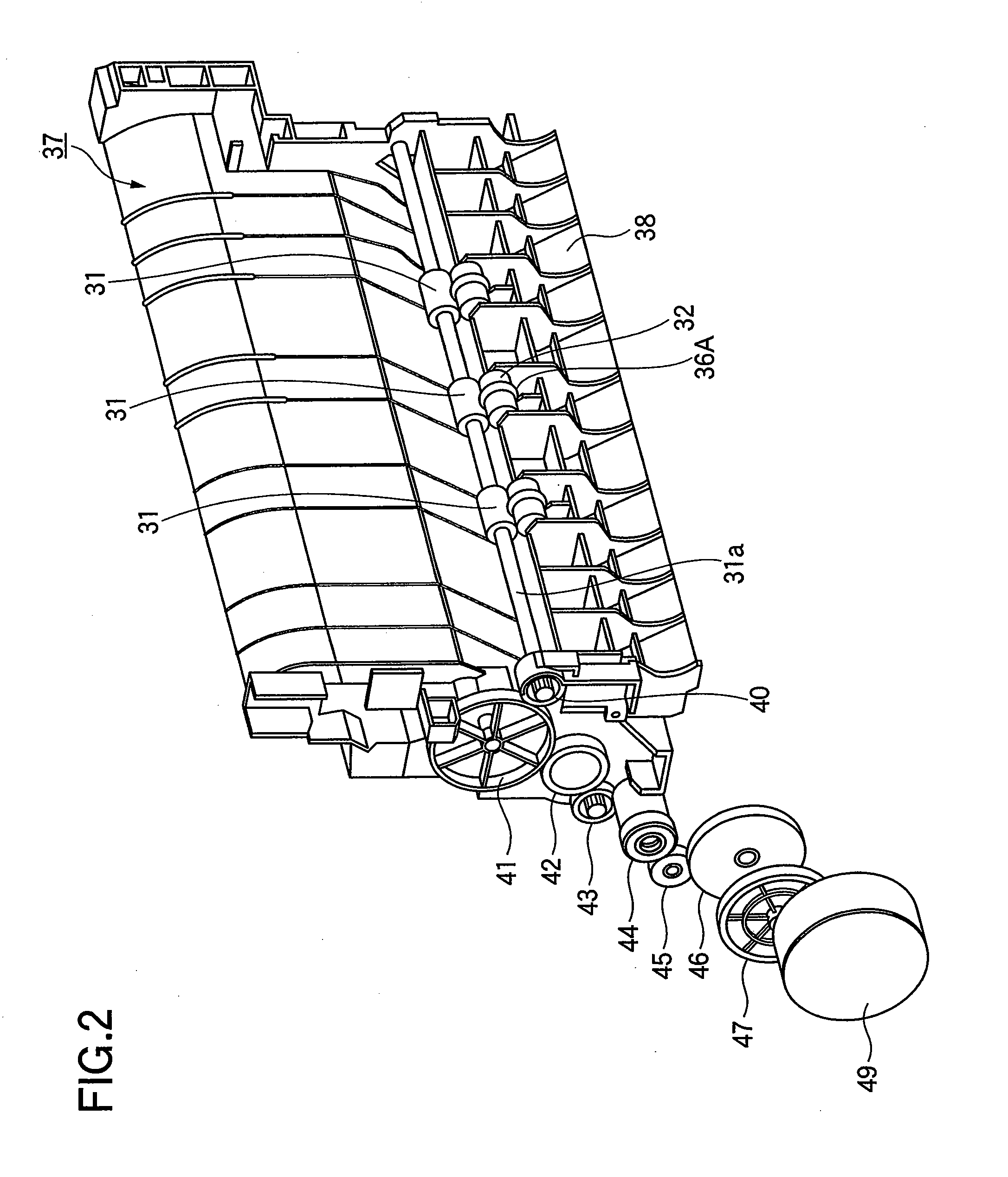 Medium discharging mechanism and image forming apparatus that employs the medium discharging mechanism