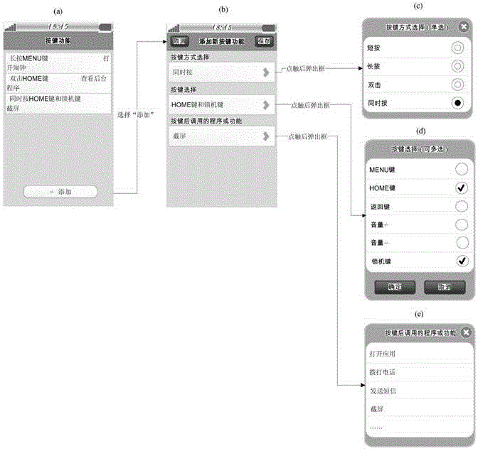 Mobile terminal capable of calling programs or functions by customizing keys and method of mobile terminal