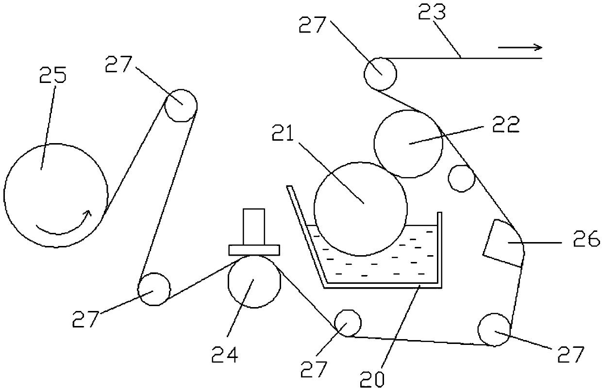 Cigarette filter tip assembling machine glue spray system device