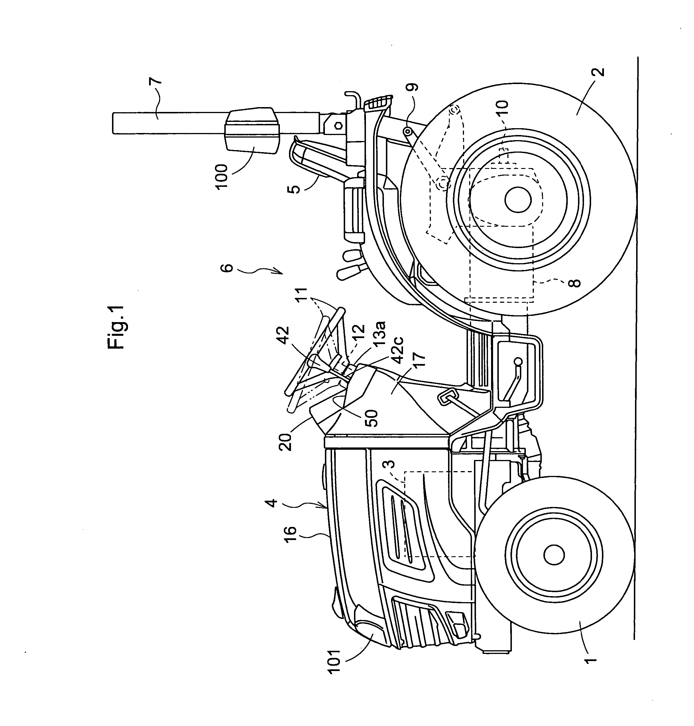 Speed shift arrangement for work vehicle