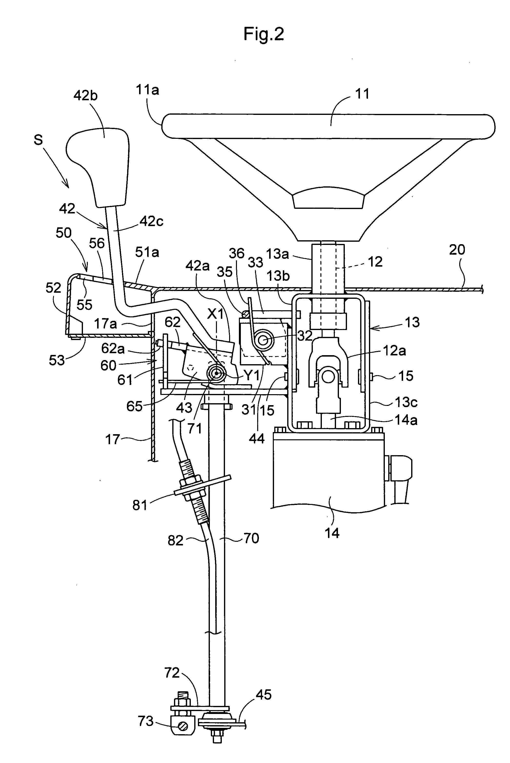 Speed shift arrangement for work vehicle