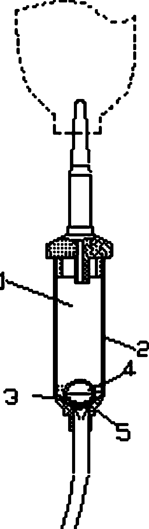 Fluid infusion multi-times multi-face sealing control device