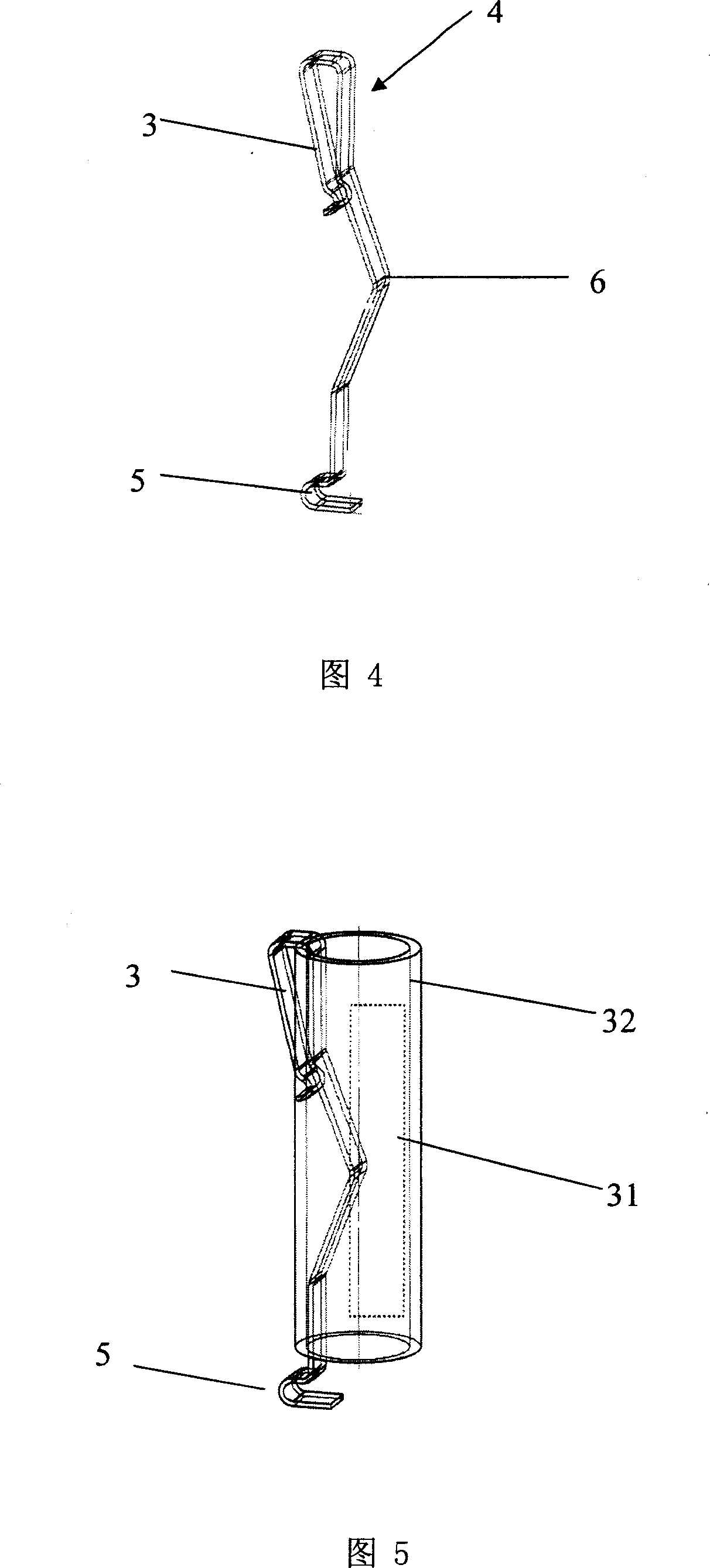 Temperature sensor fixing structure of heat converter