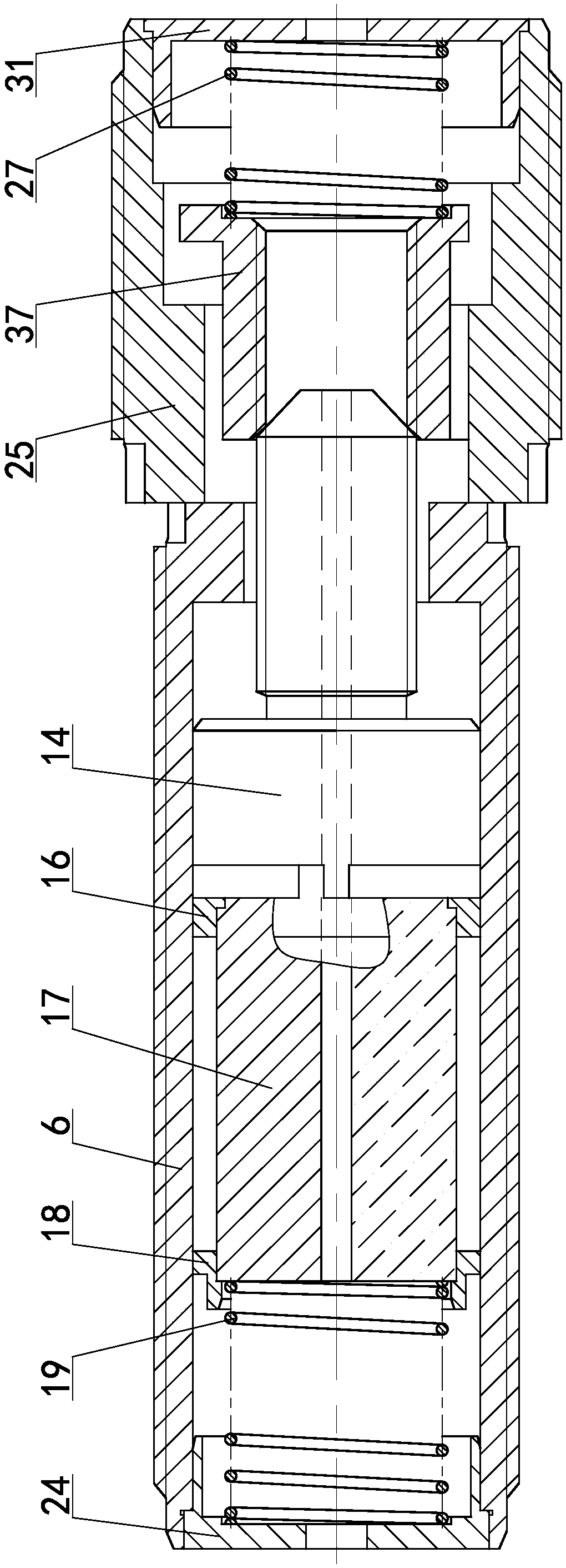 Single-drive-control eccentric adjustable invisible connection method