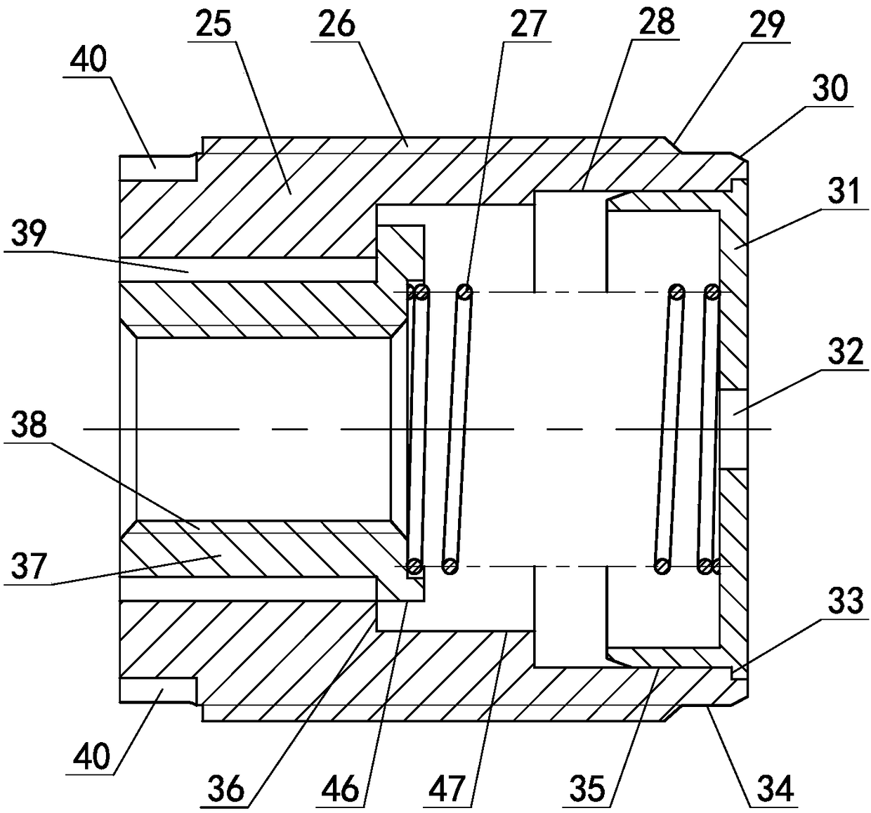 Single-drive-control eccentric adjustable invisible connection method