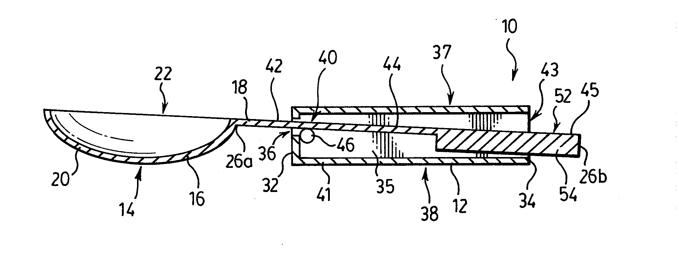 Weighing serving implement