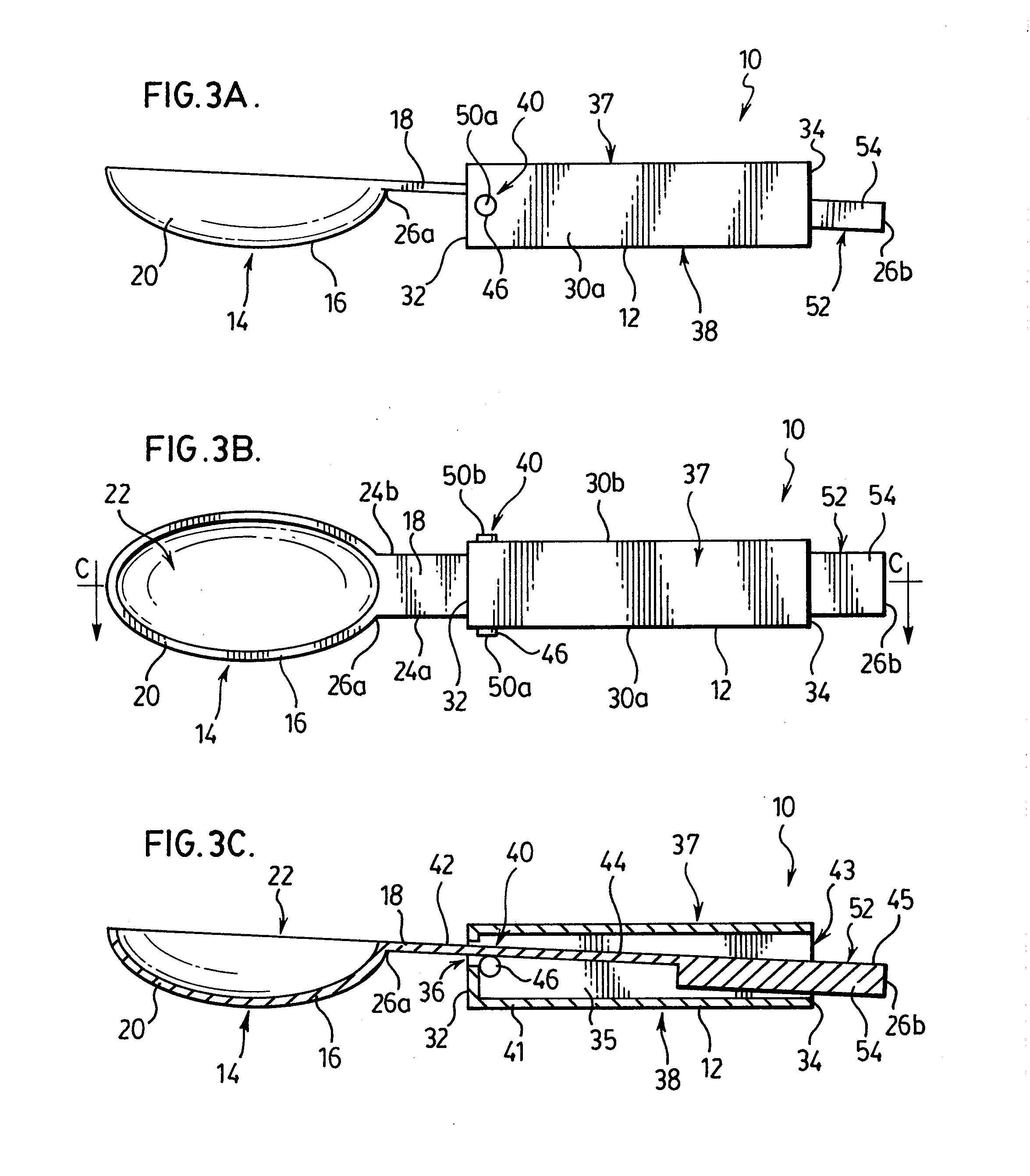 Weighing serving implement