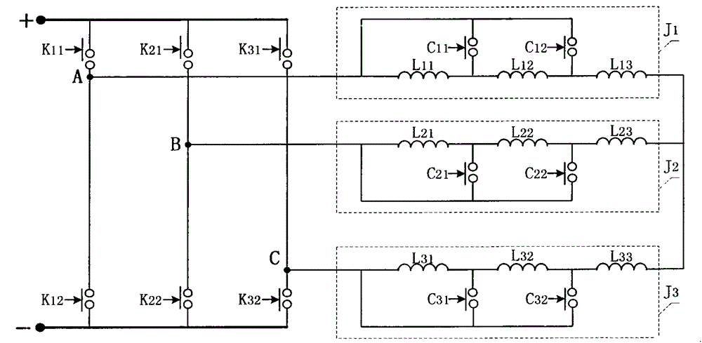 Electronic multi-gear variable-speed motor of electric vehicle and control system thereof