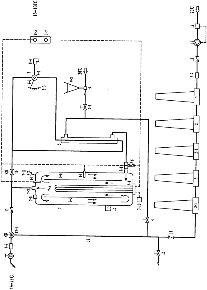 Water regulating valve water regulating machine with online cleaning function and water heater