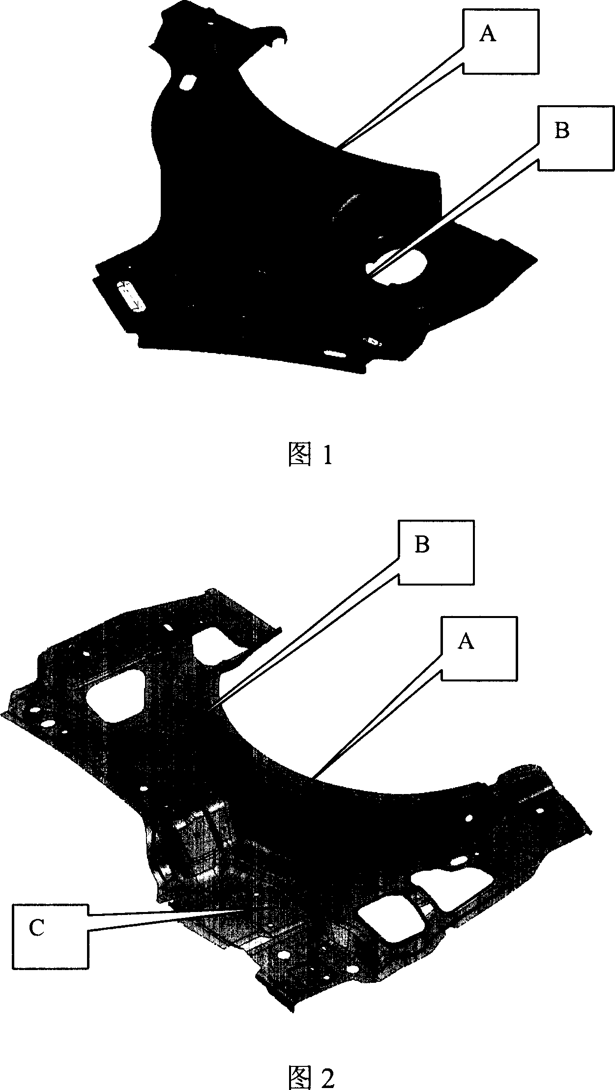 Drawing work supplement method and drawing mould