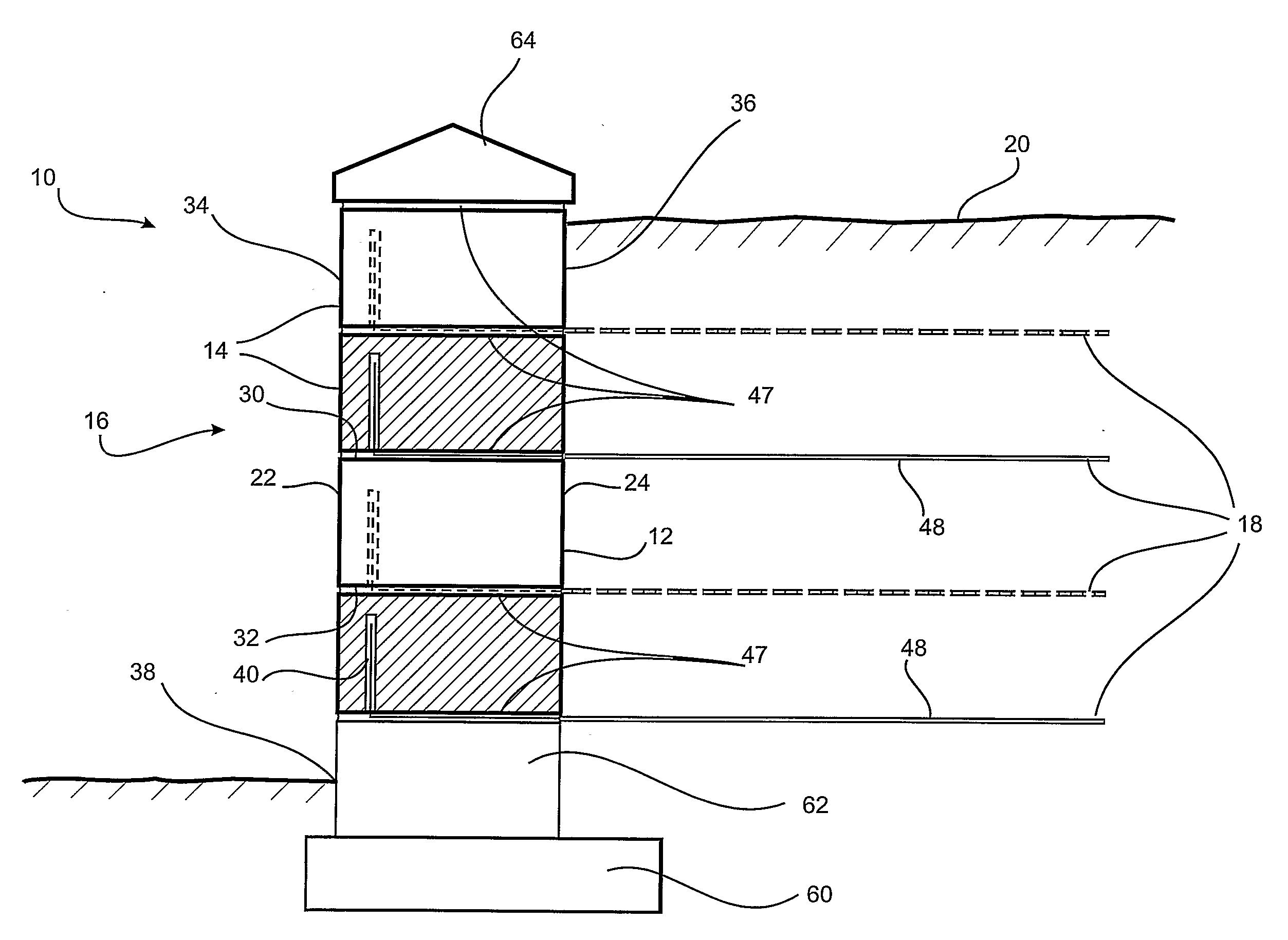 Reinforced Soil Retaining Wall System and Method of Construction