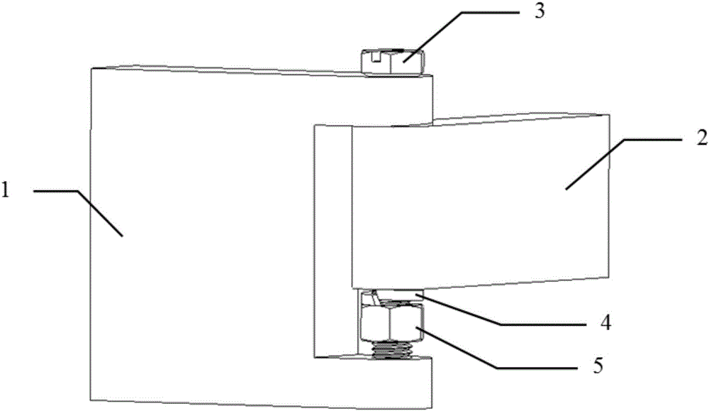 Elastic self-locking hinge