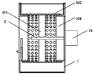 Sand sieving device for building construction