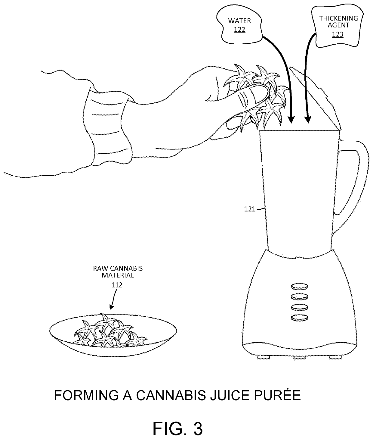 Packaged hemp products formed from raw cannabis