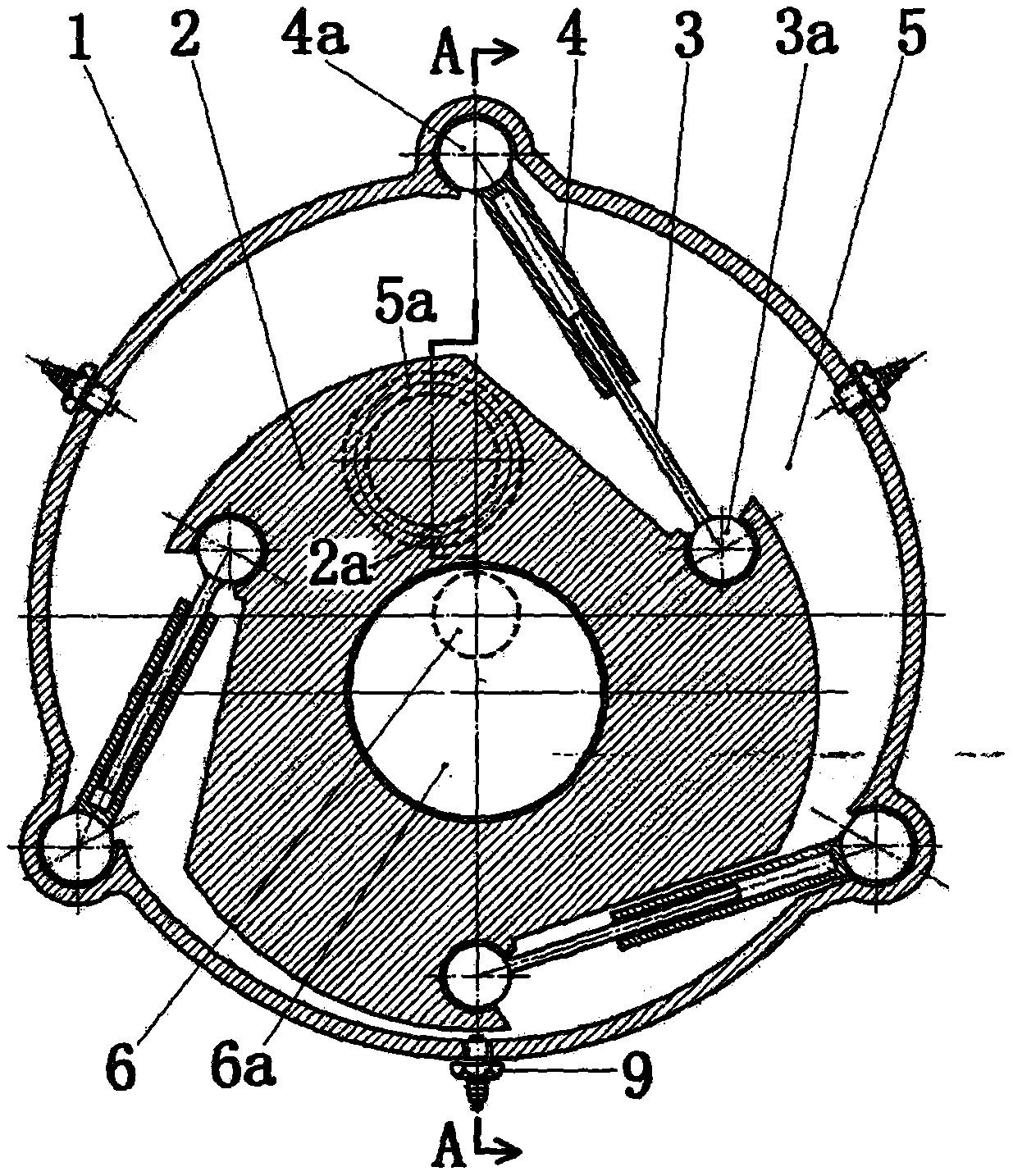 Inserting plate rotor engine