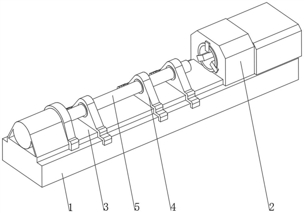 Deep hole boring machine with high machining precision