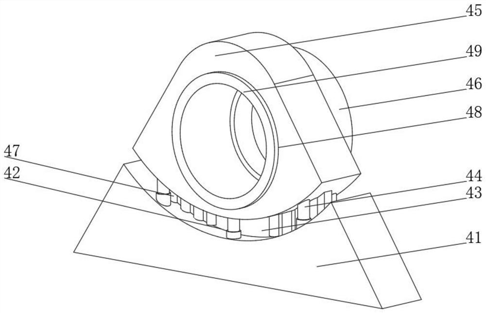 Deep hole boring machine with high machining precision