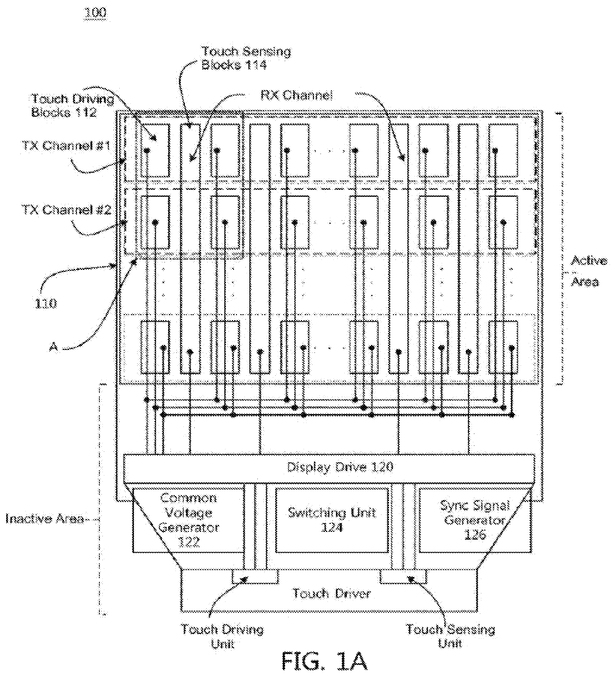 Touch sensor integrated display device and method of manufacturing the same