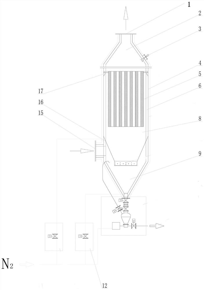 Converter pure dry dedusting system integrating high-temperature constant-temperature treatment, high-temperature purification and waste heat recovery