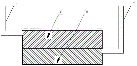 Bimetallic bainite-martensite complex phase steel wear-resistant liner and preparation method thereof