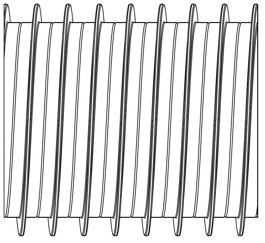 Manufacture method of double composite plastic steel composite pipe