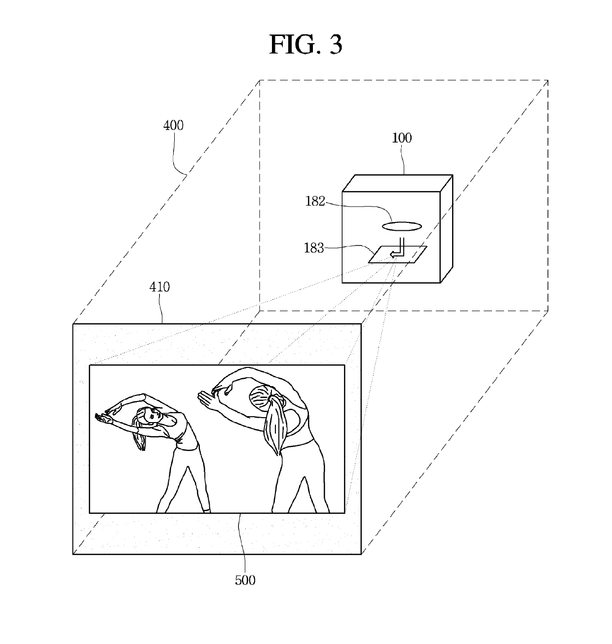 Image projection apparatus and operation method thereof