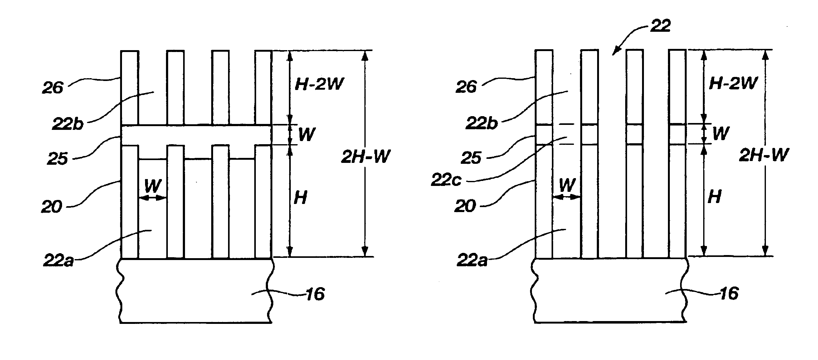 Methods for making semiconductor device structures with capacitor containers and contact apertures having increased aspect ratios