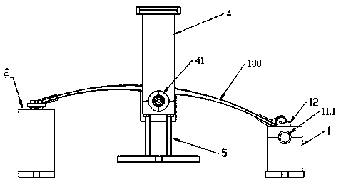 Apparatus and method for vertical and lateral fatigue test of longitudinal leaf spring