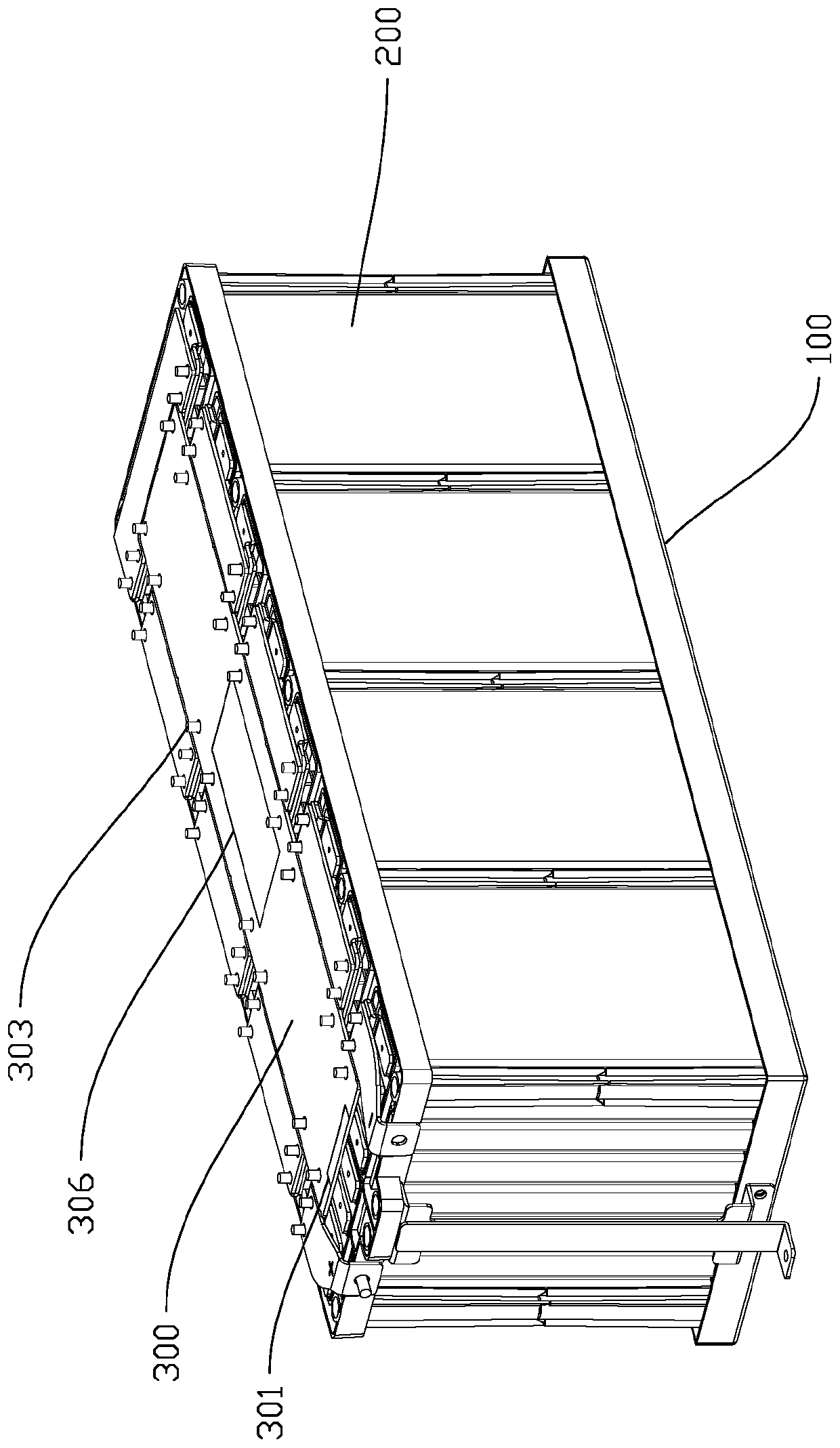 Battery pack assembly structure and battery pack acquisition board assembly method