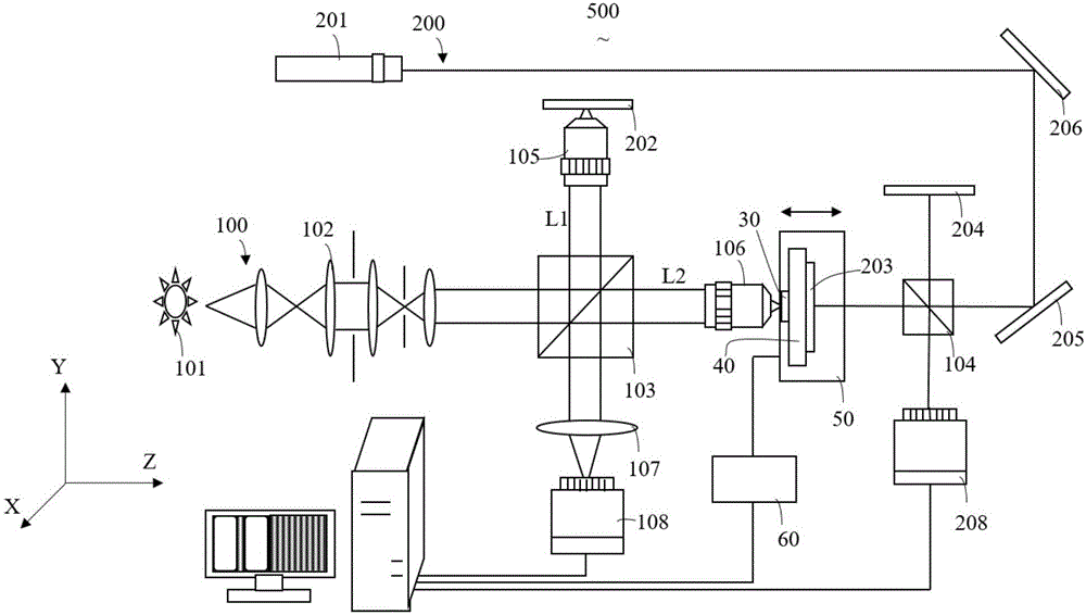 Coated device three-dimensional topography measurement method based on white-light scanning interference