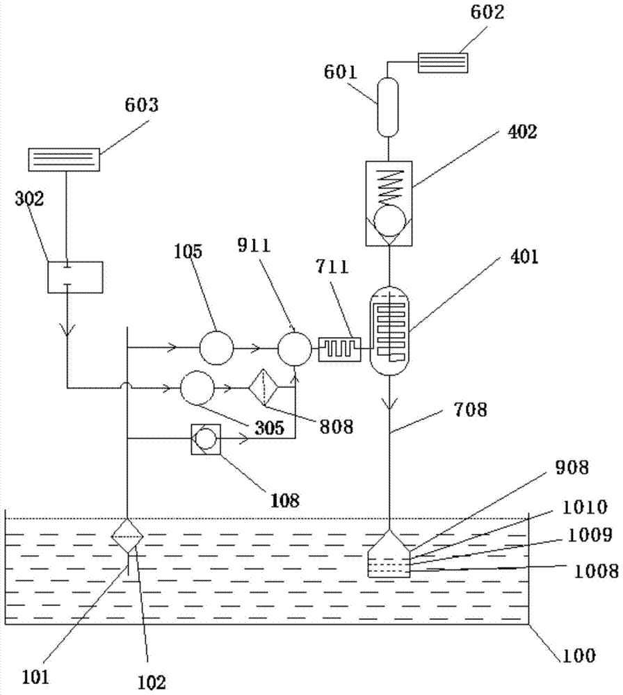 Micro-bubble water air-conditioning and humidifying device and its realization method