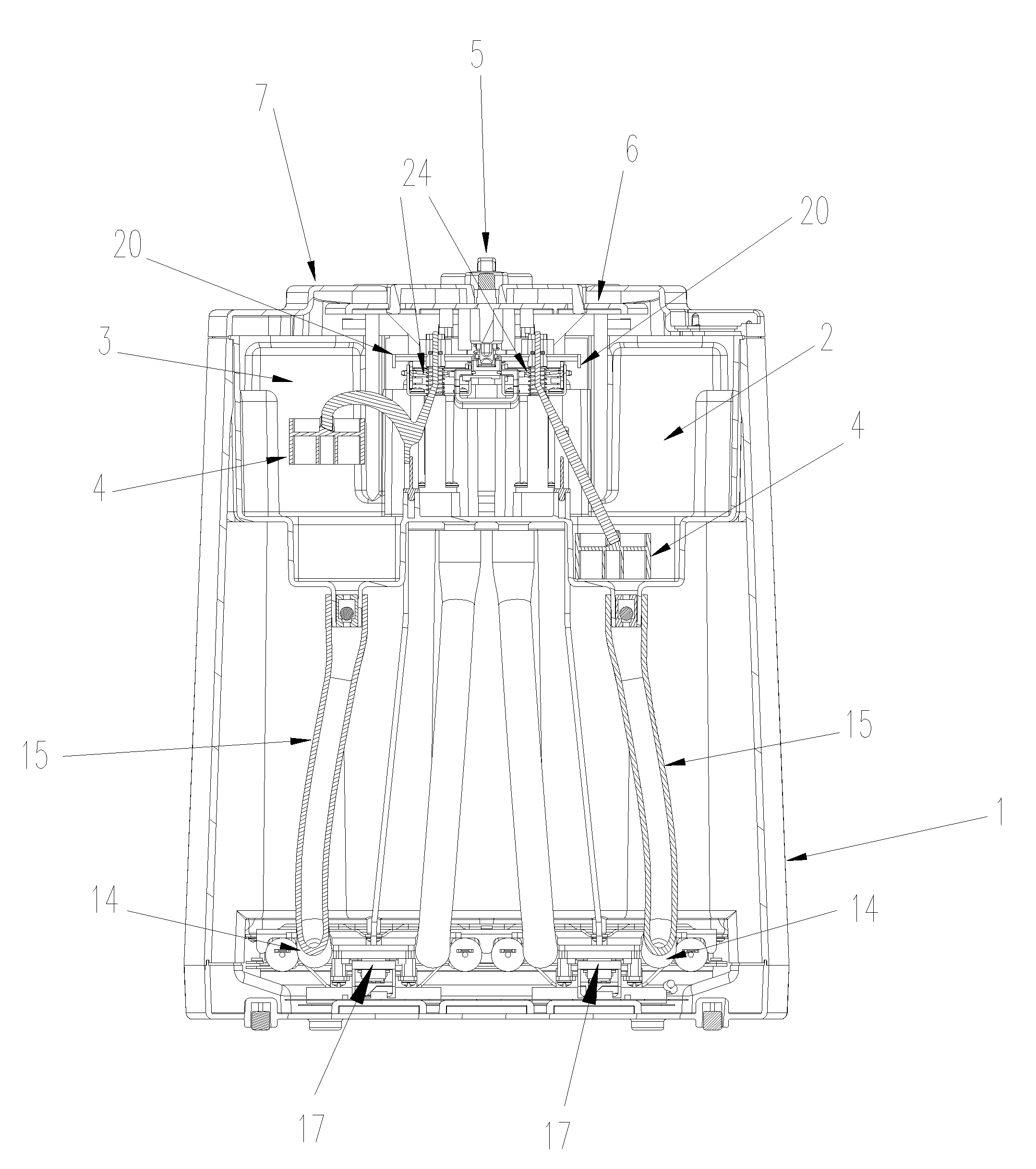 Two Cups Automatic Coffee Maker with Flow Control